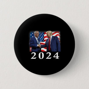 Bóton Redondo 5.08cm Robert Kennedy Jr Rfk Jr Para Unidade Trump Presid
