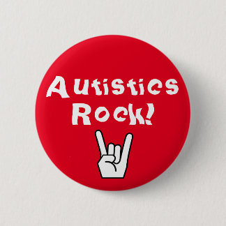Bóton Redondo 5.08cm Rocha de Autistics!
