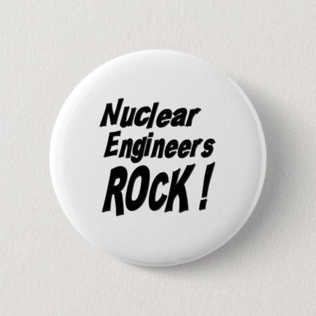 Bóton Redondo 5.08cm Rocha nuclear dos engenheiros! Botão (Frente)