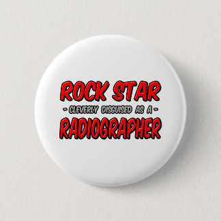 Bóton Redondo 5.08cm Rock Star. Radiógrafo