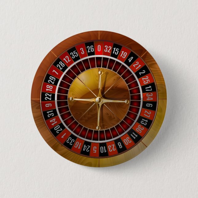 Bóton Redondo 5.08cm Roda de Roleta (Frente)