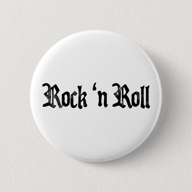 Bóton Redondo 5.08cm rolo da rocha n (Frente)