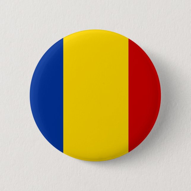 Bóton Redondo 5.08cm Romania (Frente)