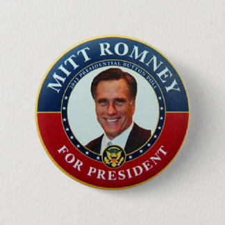 Bóton Redondo 5.08cm Romney para o presidente Botão