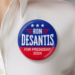Bóton Redondo 5.08cm Ron DeSantis para o Presidente 2024 - Campanha<br><div class="desc">Um simples design com Ron DeSantis concorrendo à presidência. Ele está concorrendo ao primário republicano para as eleições de 2024.</div>