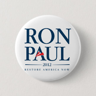 Bóton Redondo 5.08cm Ron Paul 2012