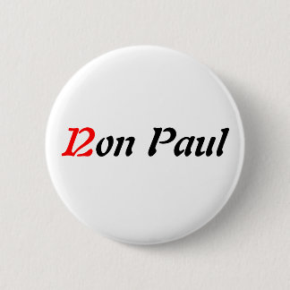 Bóton Redondo 5.08cm Ron Paul 2012