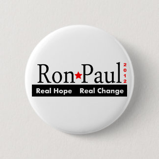 Bóton Redondo 5.08cm Ron Paul - botão real da mudança 2012 da esperança