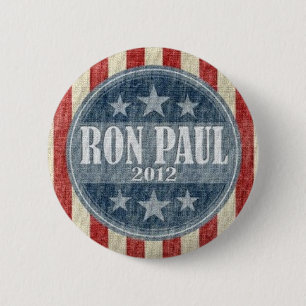 Bóton Redondo 5.08cm Ron Paul para o botão do presidente 2012 campanha