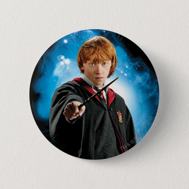 Bóton Redondo 5.08cm Ron Weasley (Frente)