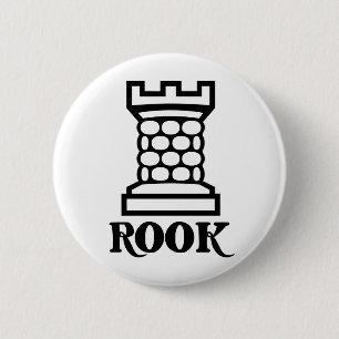 Bóton Redondo 5.08cm Rook/castelo