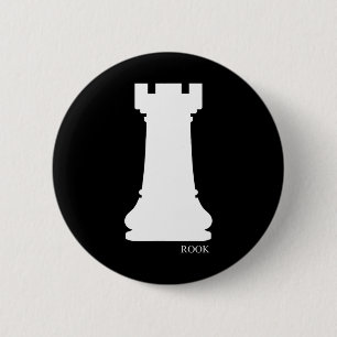Bóton Redondo 5.08cm Rook Chess Piece Group Costume Chess Club Chess Bo