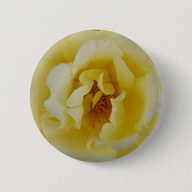 Bóton Redondo 5.08cm Rosa Amarela (Frente)