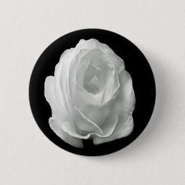 Bóton Redondo 5.08cm rosa branco sobre fundo preto