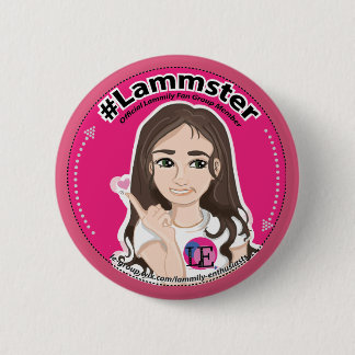 Bóton Redondo 5.08cm Rosa de botão padrão