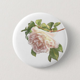 Bóton Redondo 5.08cm Rosa De Pêssego De Maré