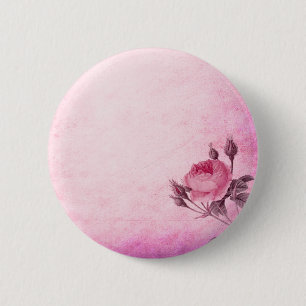 Bóton Redondo 5.08cm Rosa dia de os namorados