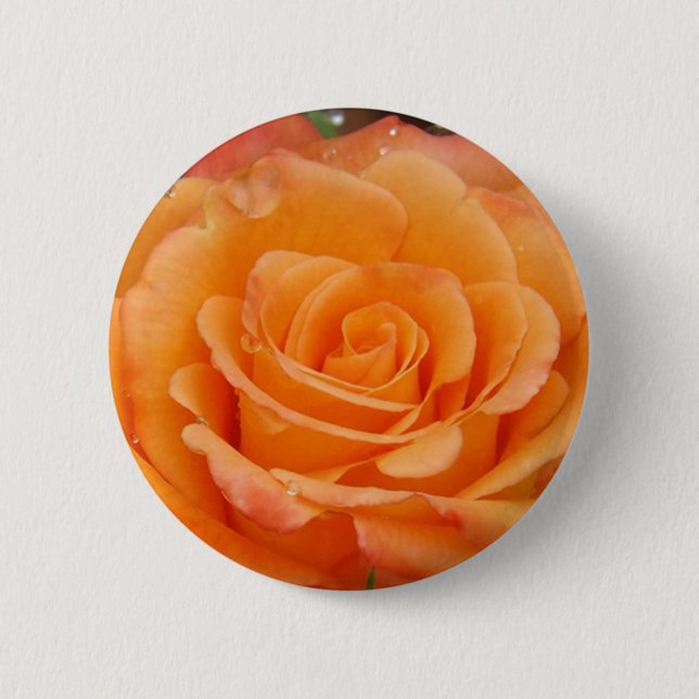 Bóton Redondo 5.08cm Rosa laranja (Frente)