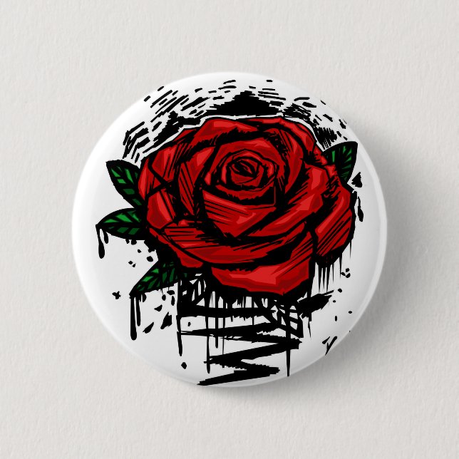 Bóton Redondo 5.08cm Rosa resistente (Frente)