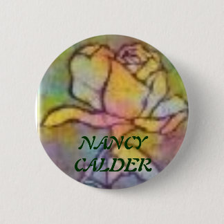 Bóton Redondo 5.08cm rosestainglass, NANCYCALDER