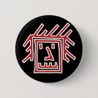 Bóton Redondo 5.08cm Rosto de Funk