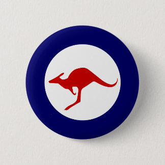 Bóton Redondo 5.08cm Roundel militar da aviação do canguru de Austrália