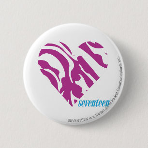 Bóton Redondo 5.08cm Roxo 2 da zebra
