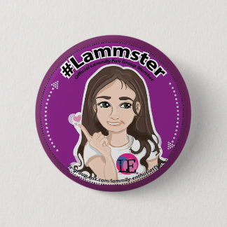 Bóton Redondo 5.08cm Roxo padrão do botão