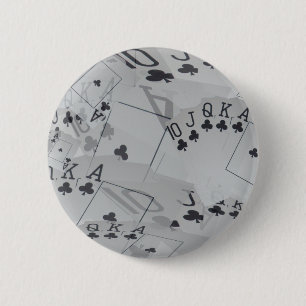 Bóton Redondo 5.08cm Royal Club Flush Poker Cards Padrão,