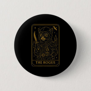 Bóton Redondo 5.08cm Rpg Gamer Rogue D20 Dice Nerdy Geek Men Women