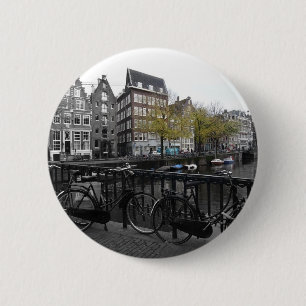 Bóton Redondo 5.08cm Rua de Amsterdão