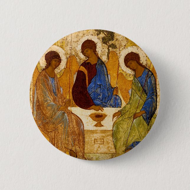 Bóton Redondo 5.08cm Rublev Trinity na Mesa (Frente)