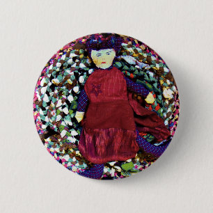 Bóton Redondo 5.08cm Rubra, a Rainha Rag