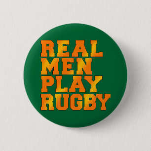 Bóton Redondo 5.08cm Rugby real do jogo dos homens