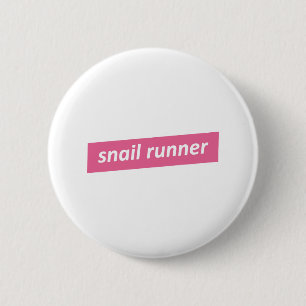 Bóton Redondo 5.08cm Runner Snail, Runners Lentos