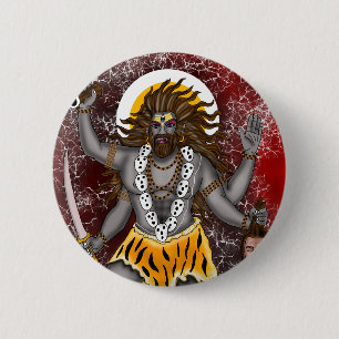 Bóton Redondo 5.08cm Saco de mão do Senhor Bhairava