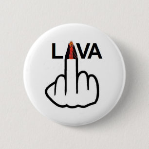 Bóton Redondo 5.08cm Sacudir Button Lava