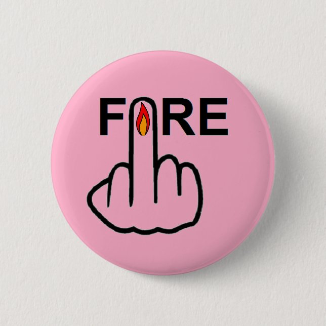 Bóton Redondo 5.08cm Sacudir de incêndio do botão (Frente)