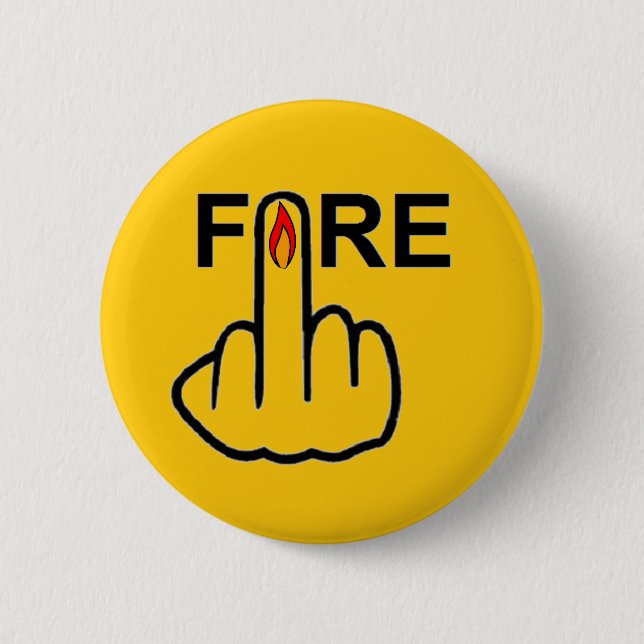 Bóton Redondo 5.08cm Sacudir de incêndio do botão (Frente)