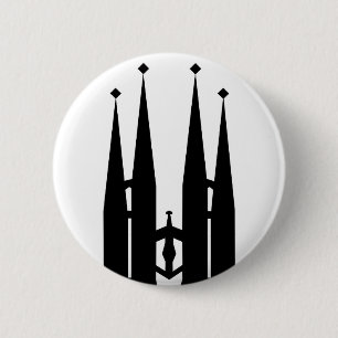 Bóton Redondo 5.08cm Sagrada Família