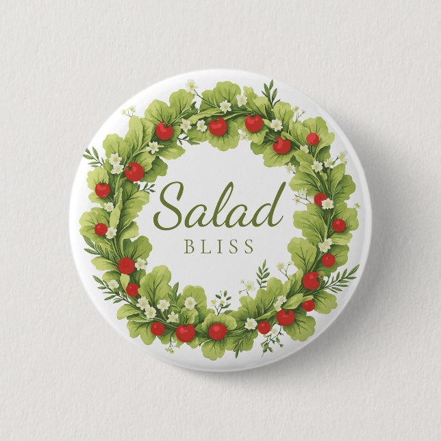 Bóton Redondo 5.08cm Salad Bliss (Frente)