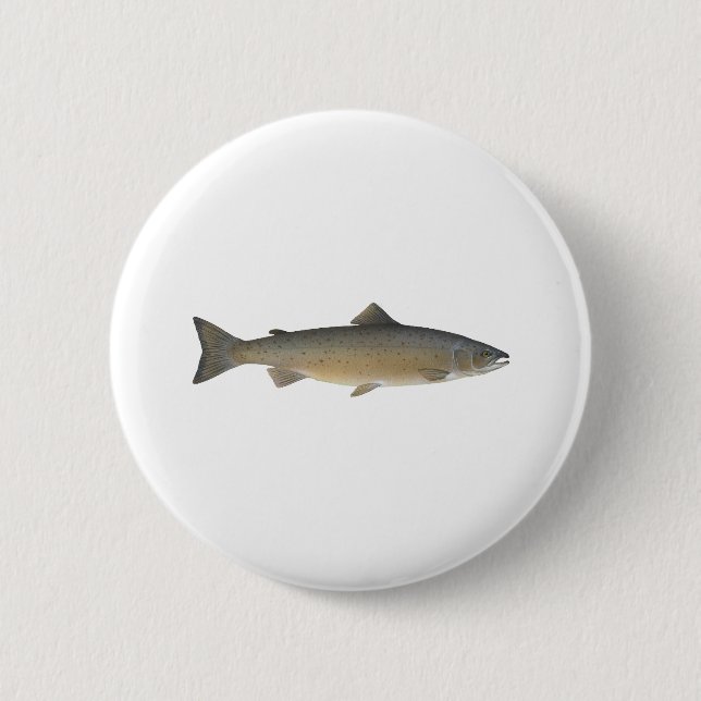 Bóton Redondo 5.08cm Salmões atlânticos (Frente)