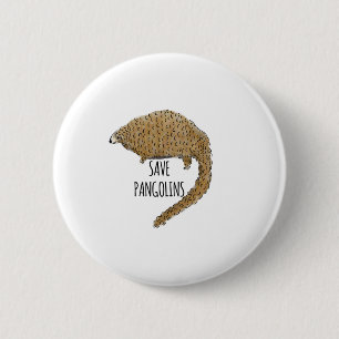 Bóton Redondo 5.08cm Salvar Pangolins