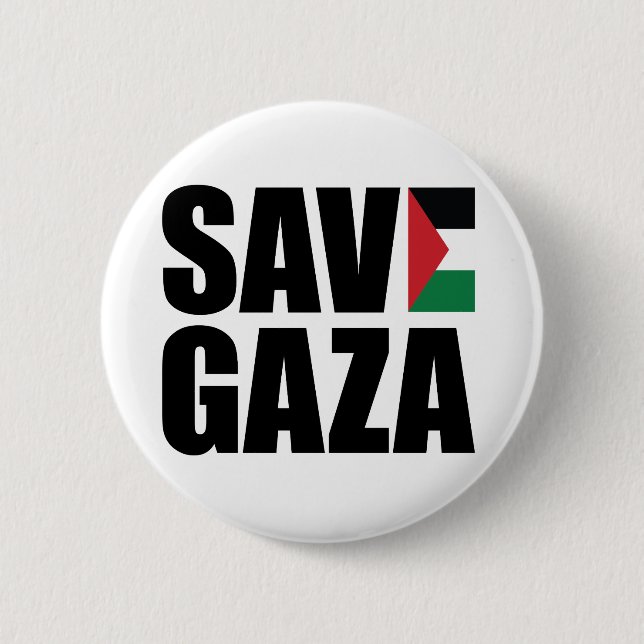 BÓTON REDONDO 5.08CM SALVE GAZA (Frente)