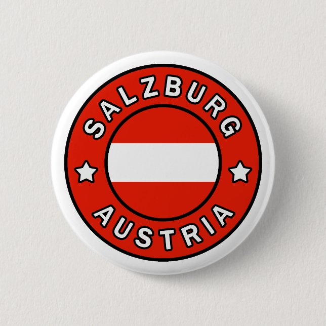 Bóton Redondo 5.08cm Salzburg Áustria (Frente)