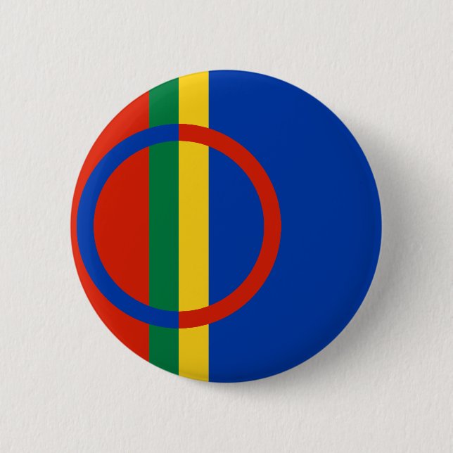 Bóton Redondo 5.08cm Sami, Finlandia (Frente)