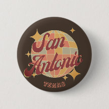San Antonio City Texas Retro Vintage