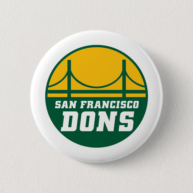 Bóton Redondo 5.08cm San Francisco Dons (Frente)