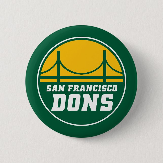 Bóton Redondo 5.08cm San Francisco Dons (Frente)