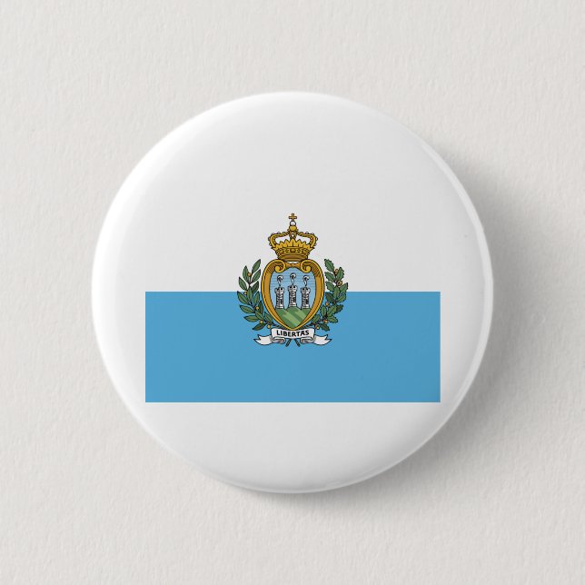 Bóton Redondo 5.08cm San Marein - San Marino Flag (Frente)